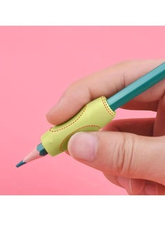 Generic 8pcs Silicone Pen Holder Corrector for Beginners - Ergonomic Grip Writing Skills Adjustment，Ambidextrous Writing Aid for Children and Adults, Soft and Comfortable Rubber(Random Color)  - Image 3
