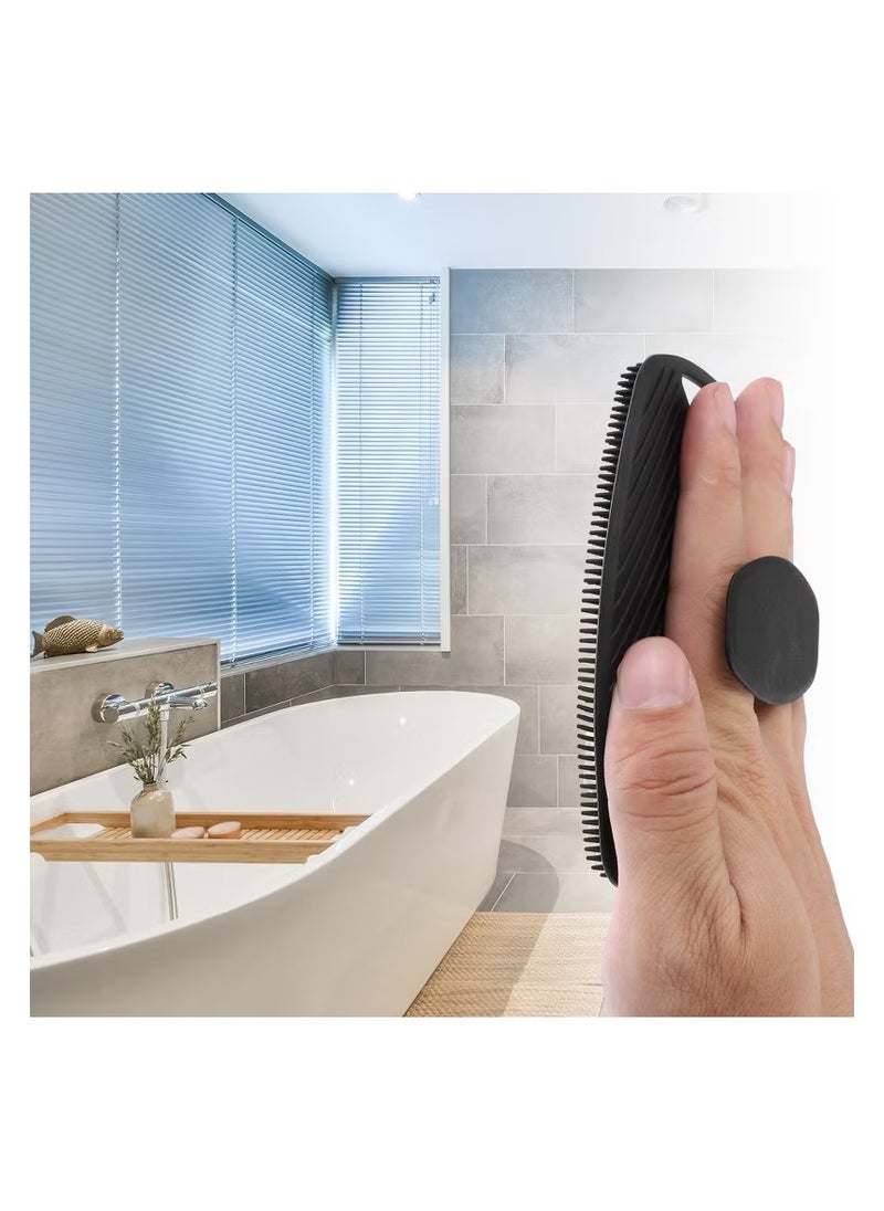 Generic - Unique Soft Silicone Handheld Body Scrubber Bath Brush - Image 1