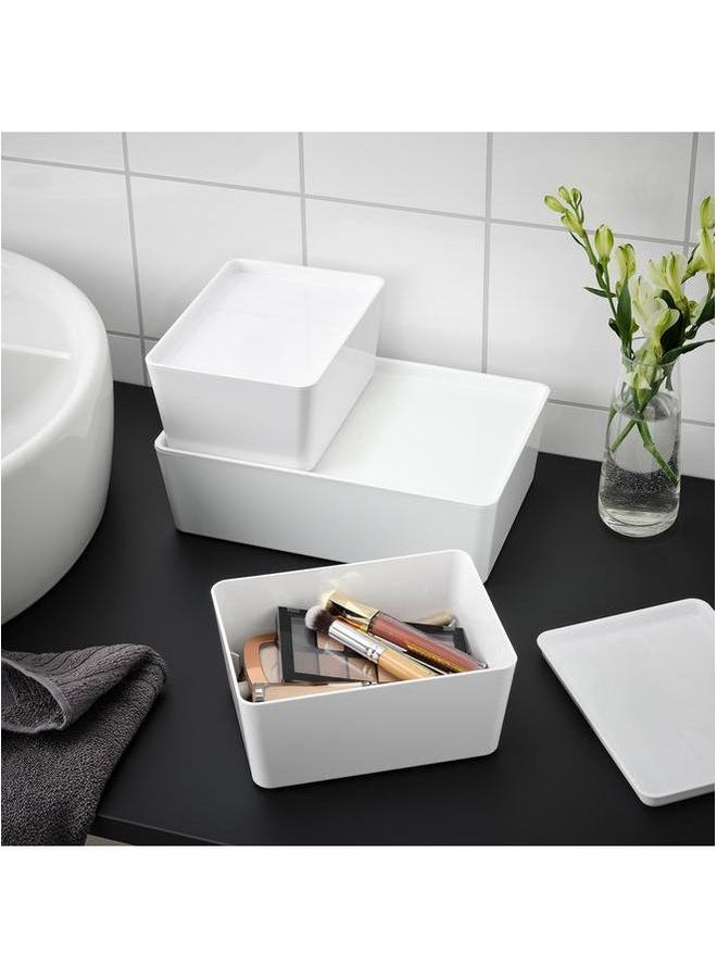 erorex Box With Lid White 13X18X8 Cm - Image 3