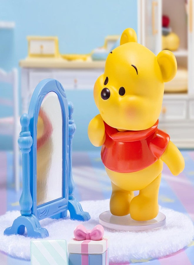 MINISO Disney Winnie The Pooh Blind Box Staying Home Series - Cute Ornament Collectible PVC Desk Decor Surprise Gift for Easter, Birthday and Housewarming (Single Box, Random Style) - Image 2
