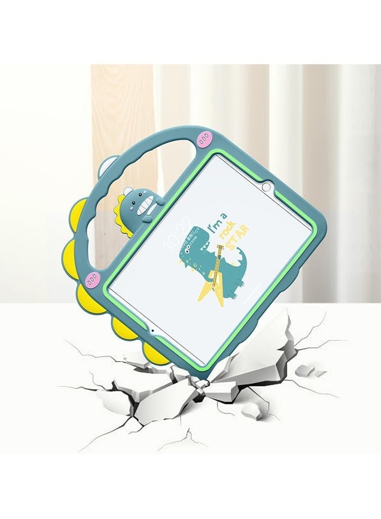 عام حافظة للأطفال لجهاز iPad الجيل 9/8/7 (2021/2020/2019)، حافظة مقاومة للصدمات مع قاعدة للتثبيت لجهاز iPad الجيل 9/8/7 بحجم 10.2 بوصة. - Image 5