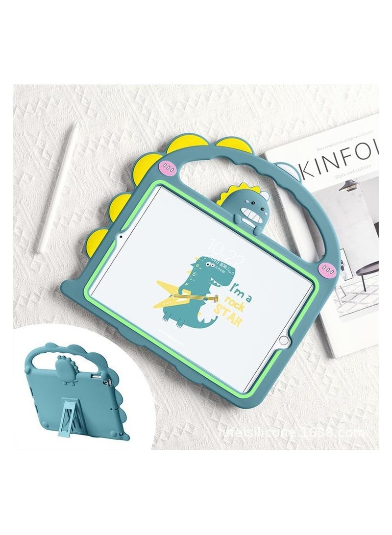 عام حافظة للأطفال لجهاز iPad الجيل 9/8/7 (2021/2020/2019)، حافظة مقاومة للصدمات مع قاعدة للتثبيت لجهاز iPad الجيل 9/8/7 بحجم 10.2 بوصة. - Image 2