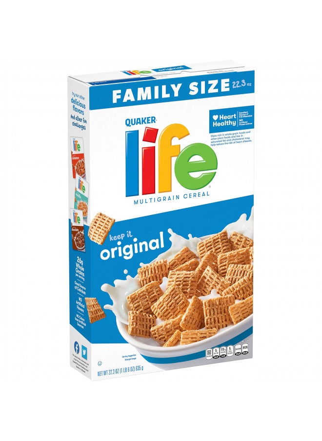 Quaker Life Original Cereal, 22.3OZ Box - pzsku/ZDEE9D615B6D88207E5F4Z/45/_/1731077955/89a0f7c6-463e-49e7-b145-0c85a19fd68c