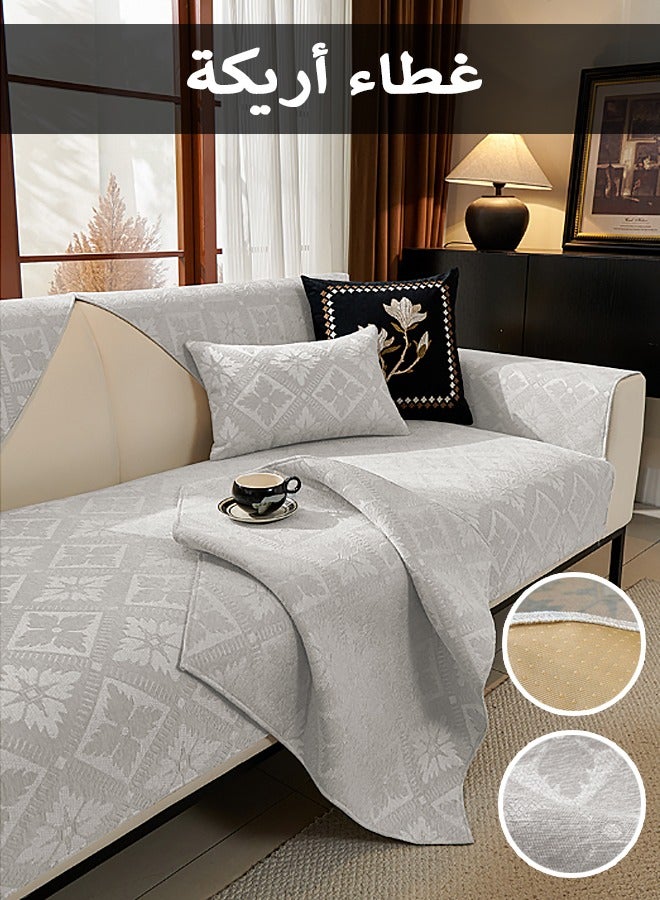 Sofa Cover Sofa Pad  French Style High-Grade Sofa Cushions For All Seasons Couch Furniture Protector Modern Chenille Non-Slip Cushions Sofa Cover Cloth  Multi -Sized Wear Resistance, Dirty, Washing, Can Be Removed  - Image 1