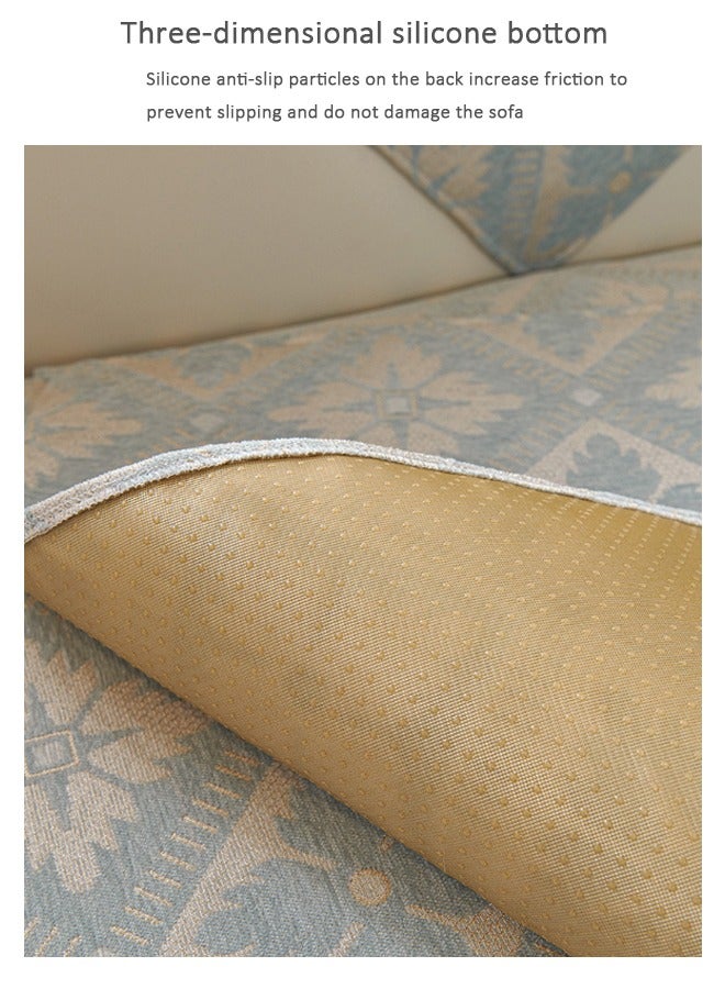 Sofa Cover Sofa Pad  French Style High-Grade Sofa Cushions For All Seasons Couch Furniture Protector Modern Chenille Non-Slip Cushions Sofa Cover Cloth  Multi -Sized Wear Resistance, Dirty, Washing, Can Be Removed  - Image 3