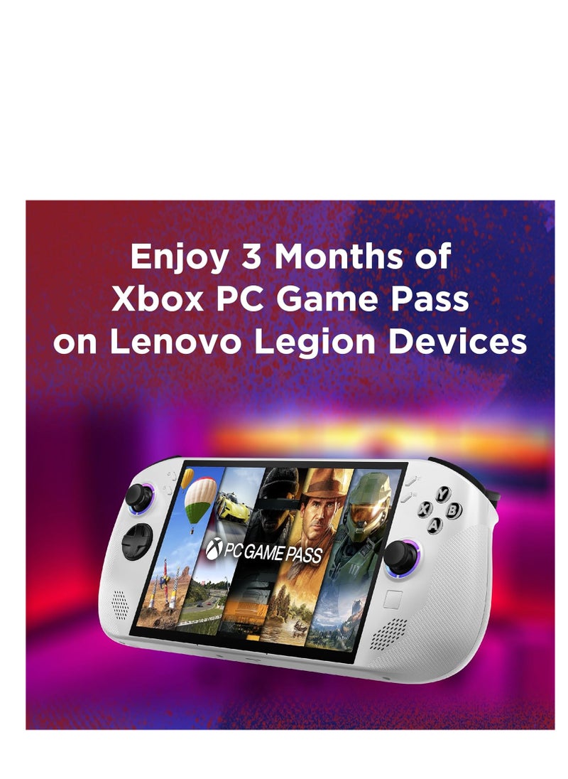 Legion - Lenovo Legion Go S - 8" WUXGA Portable Gaming Console (AMD Ryzen Z2 Go, 4C, 16GB RAM, 512GB SSD, AMD Radeon Graphics, 120Hz, Wi-Fi 6E, Windows 11 Home) - White - Image 1