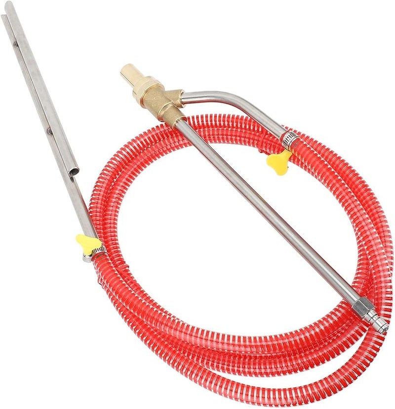 Red Wet Sandblaster Attachment Kit For Pressure Washer Remove Paint Graffiti - Image 5