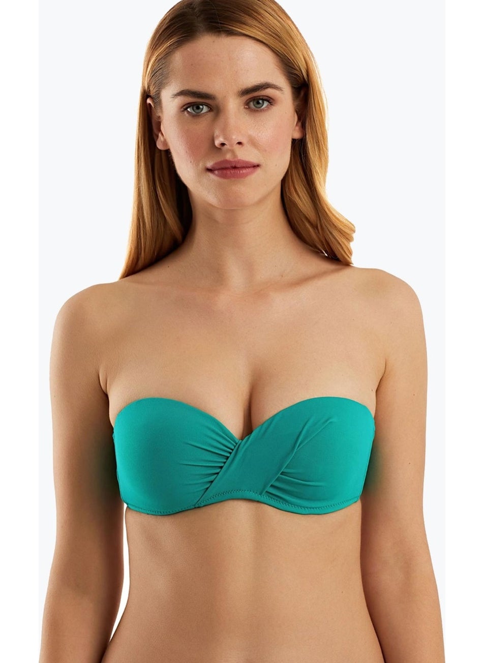 Ayyıldız 63549 Nile Green Strapless Bikini Top  - Image 1