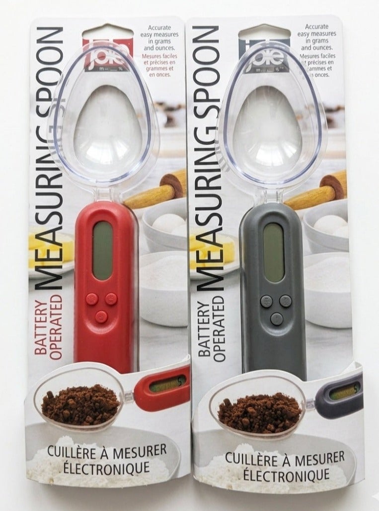 Joie Battery Operated Measuring Spoon Assorted 1 Piece Digital Kitchen Scale Spoon with LCD Display Gram and Ounce Measurement Tool for Baking Coffee Spices Powder Food Measuring Spoon - Image 1