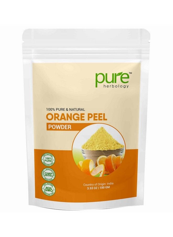 Pure Herbology - Pure And Natural Orange Peel Powder For Skin Whitening Facial Care (100Gm) - Image 1