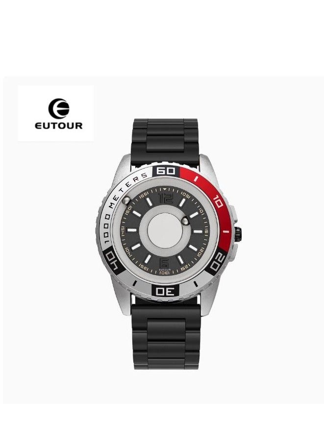 EUTOUR ساعة رياضية بمفهوم غير محدد مع تعليقة مغناطيسية للطلاب والأعمال وساعة كوارتز - Image 1