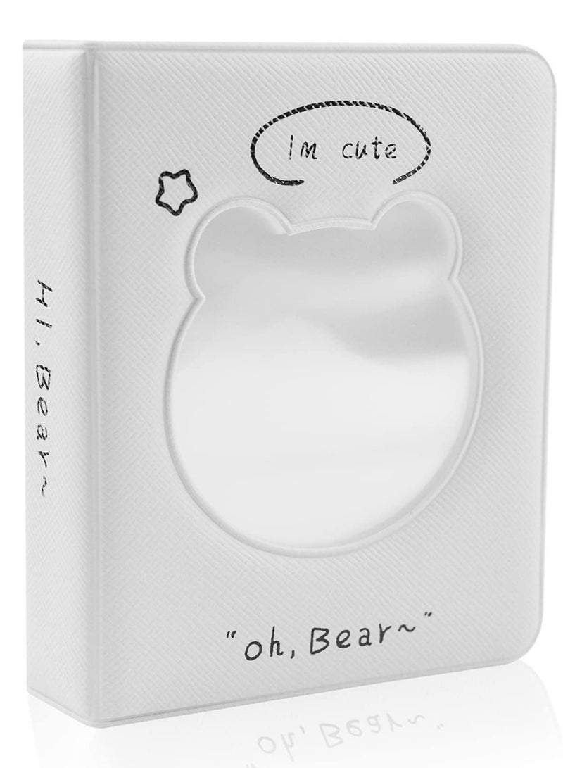 Captaintech 3 inch Mini Photo Album Kpop Photocard Binder, Card Id Holder Book with 36 Pockets - Image 1