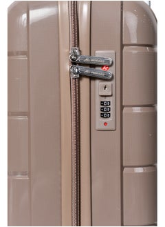 MORANO MORANO | Cabin Trolley Bag | Brown | 20 inches | 4WD wheels | Hard material | PP material | 1Piece | Safety Lock  - Image 5
