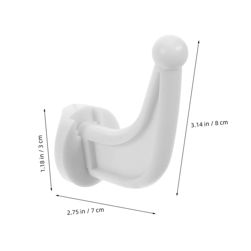 20pcs White Non Slip Radiator Hooks Easy Install Space Saving Hangers For Dorm Bathroom Kitchen - Image 3