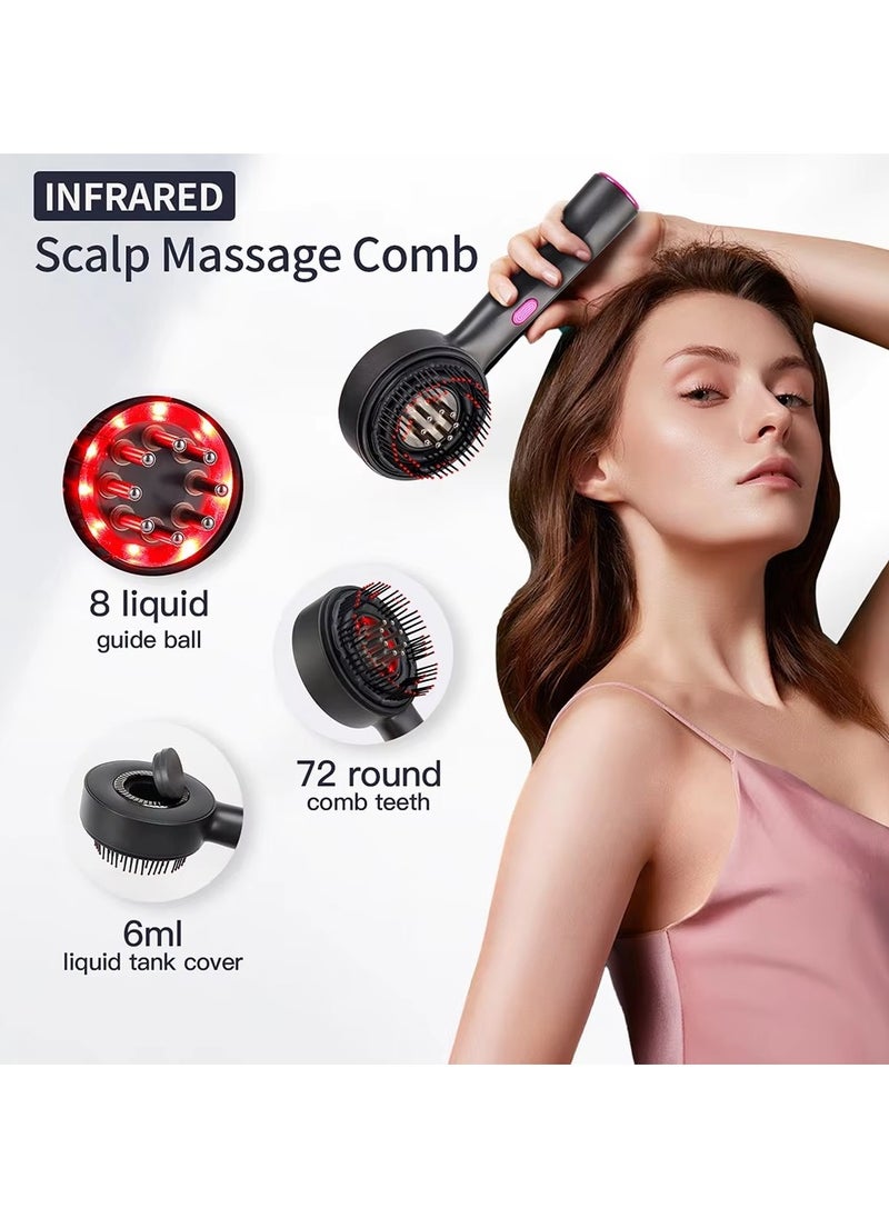 Bosidin - Portable Electric Vibration Massage Comb Scalp Oil Applicator and Hair Follicle Massager for Hair Growth and Anti-Hair Loss - Image 1