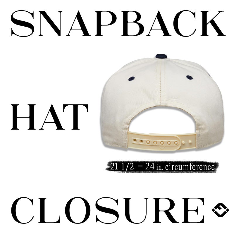 Funky Junque Two-Tone Canvas Snapback Baseball Cap - My Wife Will Kill You - Black/Beige - Image 5