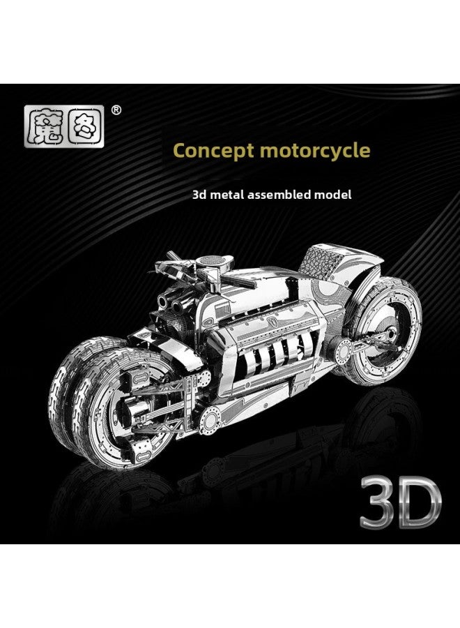 هونغ كونغ نانيوان 3D نموذج معدني مجمع DIY لغز الكنيسة المنتقمون دراجة نارية كهربائية على الطرق الوعرة بناء المركبات - اللون: مركبة مدرعة ذات ست عجلات - Image 5