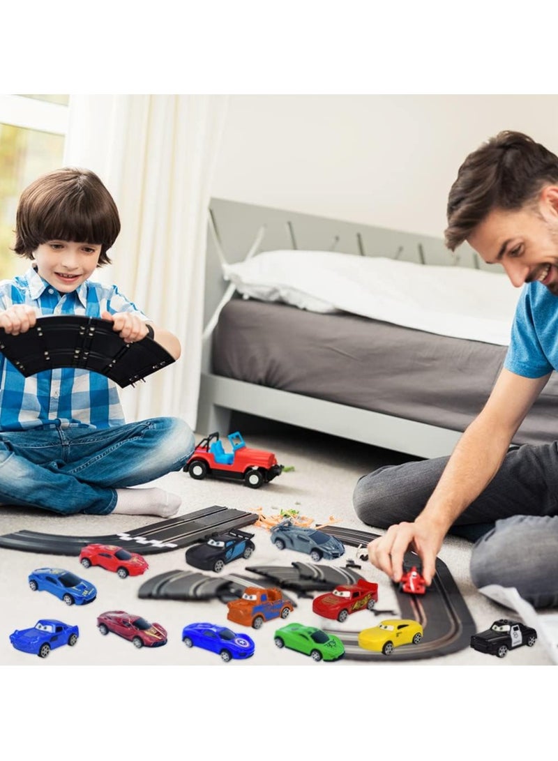 12 PCS Avengers Mini Cars Toy, Cars Birthday Cake Decorations, Lightning Racing Cake Topper, Super Hero Toy Cars Cake Topper for Boys And Girl Party Birthday Party, Home Table Decoration  - Image 5