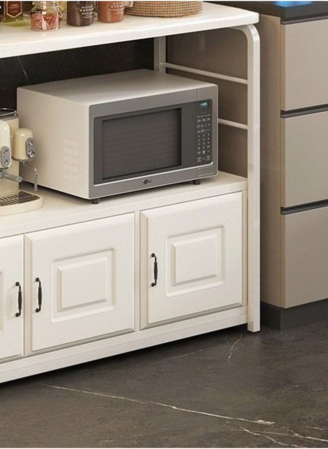 NKX - Multi functional 2-Tier Kitchen Rack with 4 Storage Cabinet - Image 1