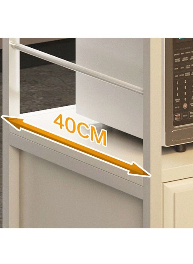 NKX - Multi functional 2-Tier Kitchen Rack with 4 Storage Cabinet - Image 1