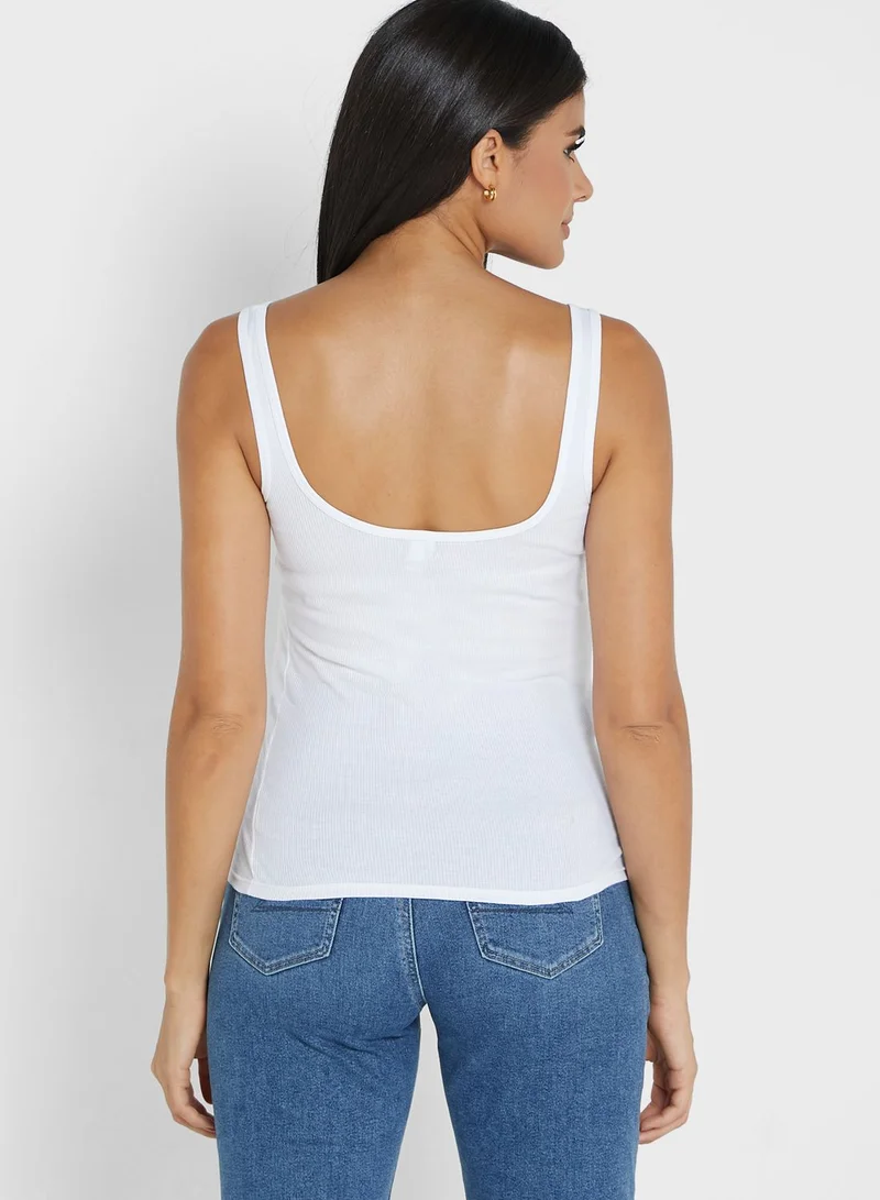 River Island Maternity Knitted Square Neck Vest Set