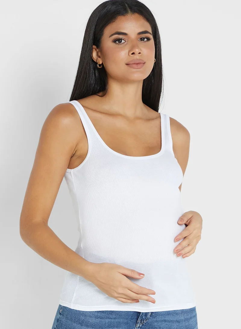 River Island Maternity Knitted Square Neck Vest Set
