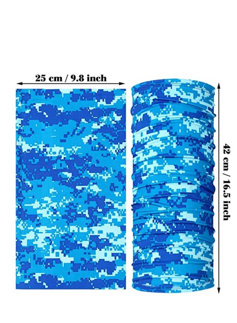 SYOSI Face Cover Scarf 6 PCS Man Women Outdoor Sun UV Protection Face Mask - Image 3