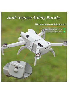 Generic طقم تمديد معدات الهبوط القابلة للطي لملحقات طائرة DJI Mini 4 Pro بدون طيار باللون البرتقالي  - Image 4