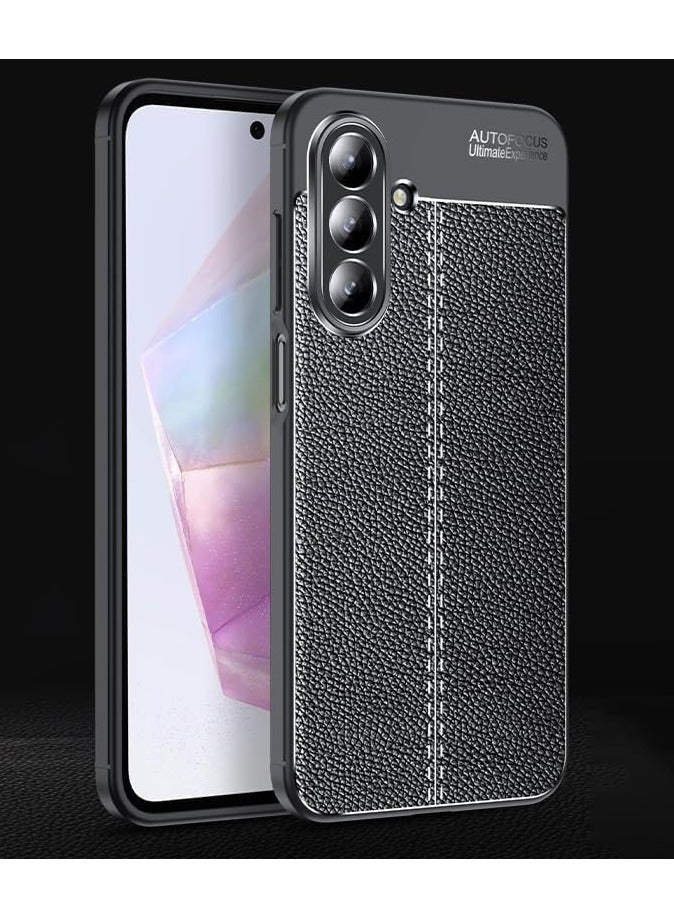 أوتو فوكس جراب حمايه سيليكون تصميم2 مقاوم للصدمات حمايه للكاميرا متوافق مع Samsung Galaxy A26 (اسود) - Image 1
