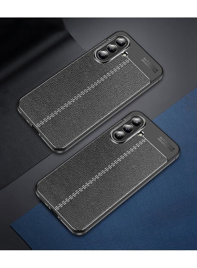 أوتو فوكس جراب حمايه سيليكون تصميم2 مقاوم للصدمات حمايه للكاميرا متوافق مع Samsung Galaxy A26 (اسود) - Image 2