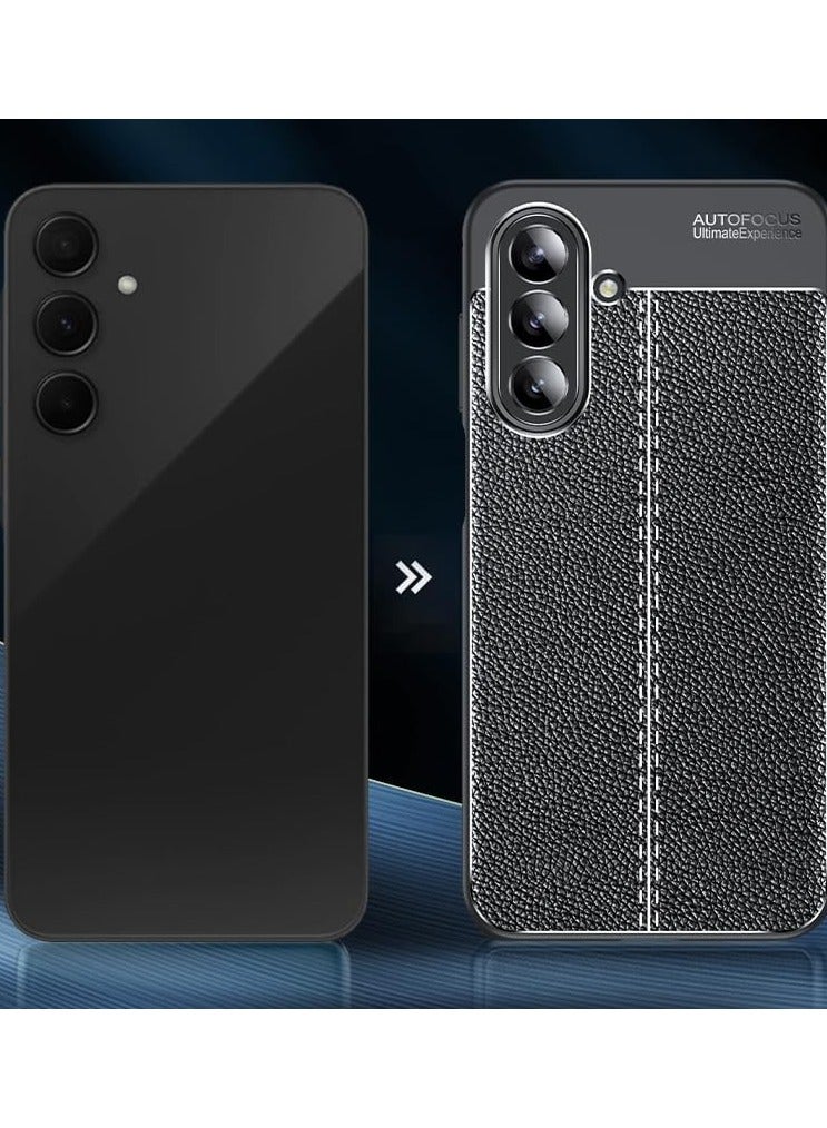 أوتو فوكس جراب حمايه سيليكون تصميم2 مقاوم للصدمات حمايه للكاميرا متوافق مع Samsung Galaxy A26 (اسود) - Image 3