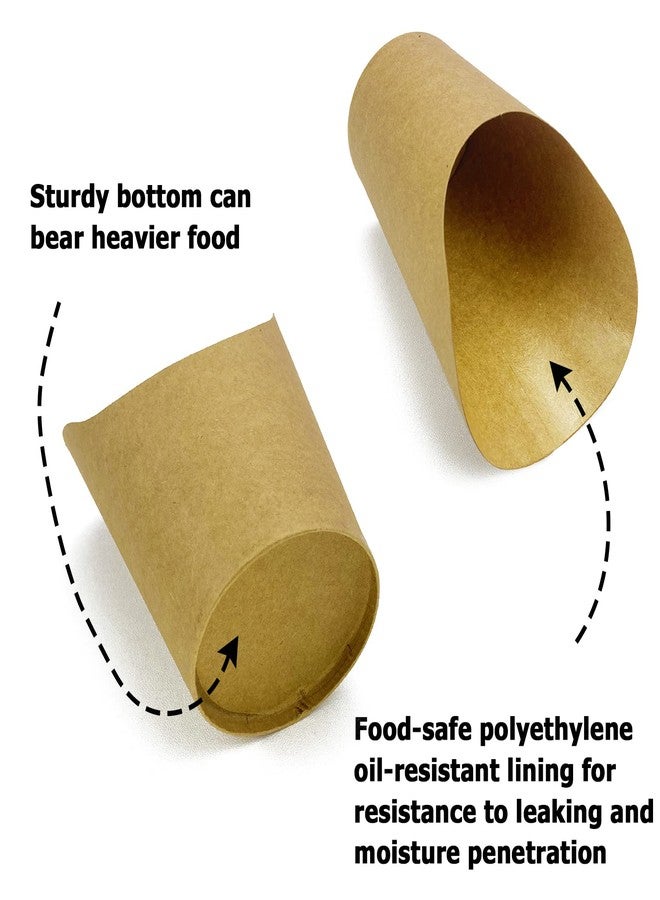 CAMKYDE [50 cups + 200 picks] 14 oz Disposable Charcuterie Cups with Sticks (Brown) - Image 4