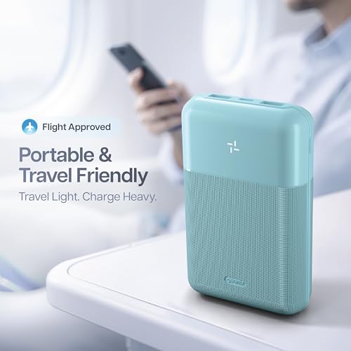Geonix Helio C200 Power Bank 20000mAh | 22.5W Fast Charging Power Bank |Slim | Dual USB & Type-C Outputs + Extra Type-C Port | High Capacity Portable Charger, 1 Year Warranty, Blue - Image 3