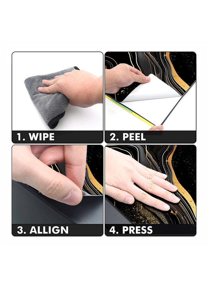 For Sony PS5 Game Console Sticker Digital Version Of The Protective Film Fashion Marble Full Set Of Sticker Film-Color:PS5SlimDigitalQT-18413 - Image 4