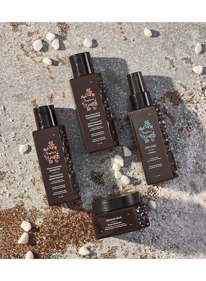 Saphira بلسم معدني مرطب، مرطب عميق للشعر الجاف، التالف، المصبوغ والمعالج كيميائياً، 1 لتر - Image 4