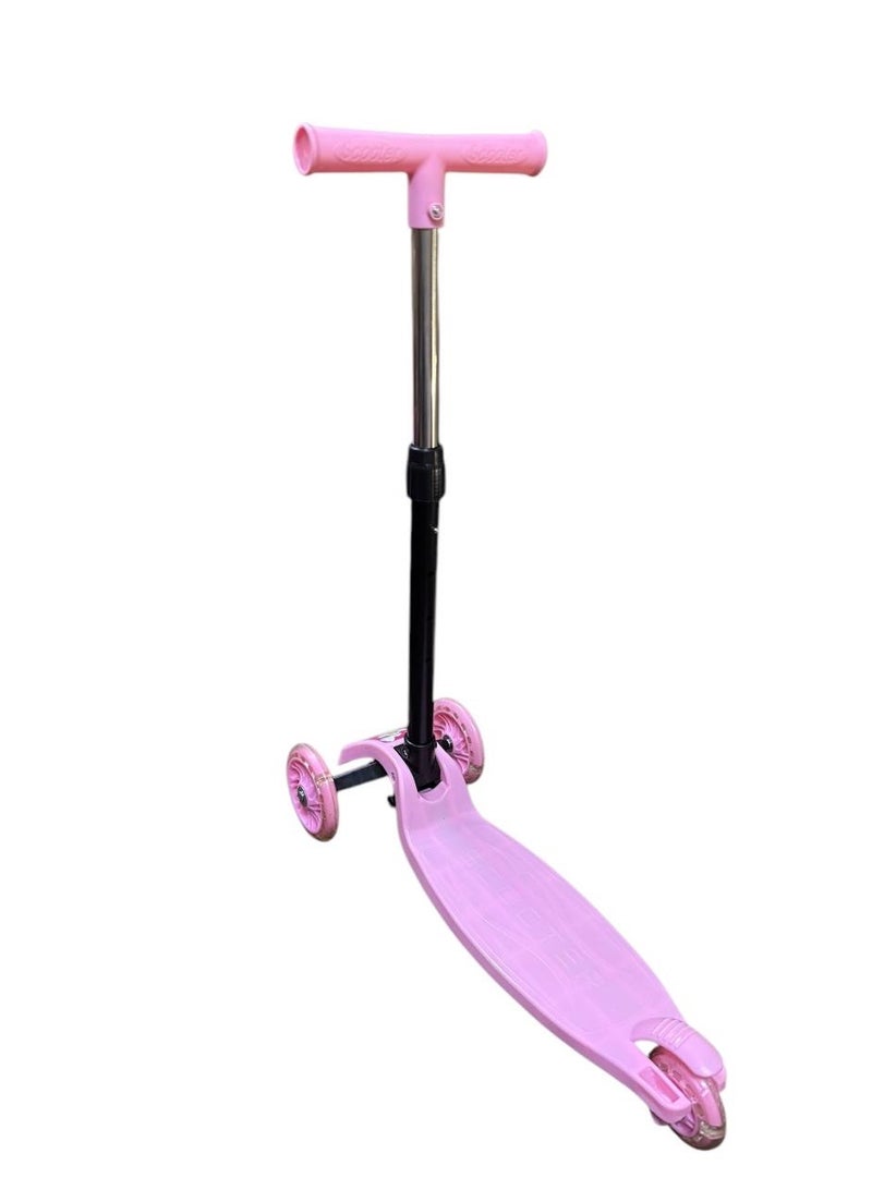 Cute ninos 3 Wheels Children's Scooter - Steady and Fun Design with High Security (Pink) - Image 2