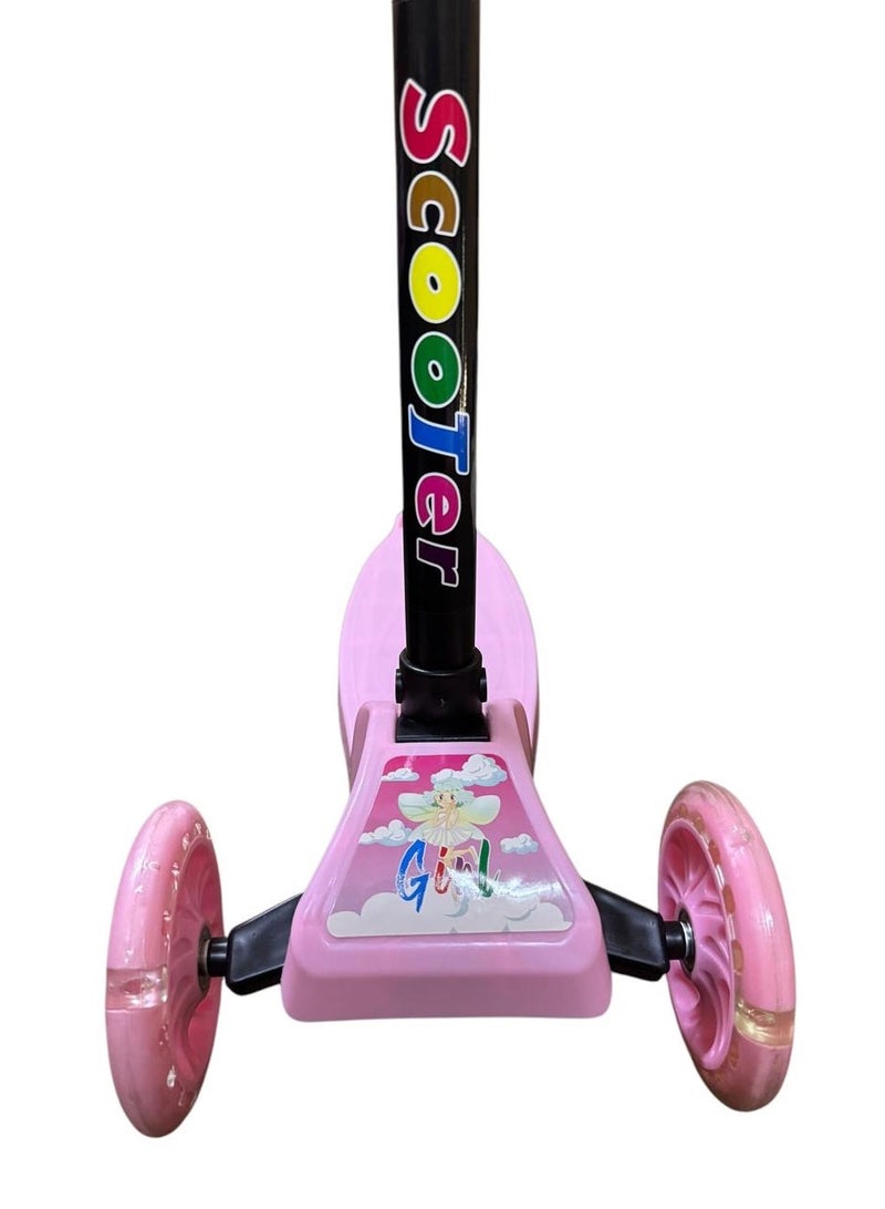 Cute ninos 3 Wheels Children's Scooter - Steady and Fun Design with High Security (Pink) - Image 4