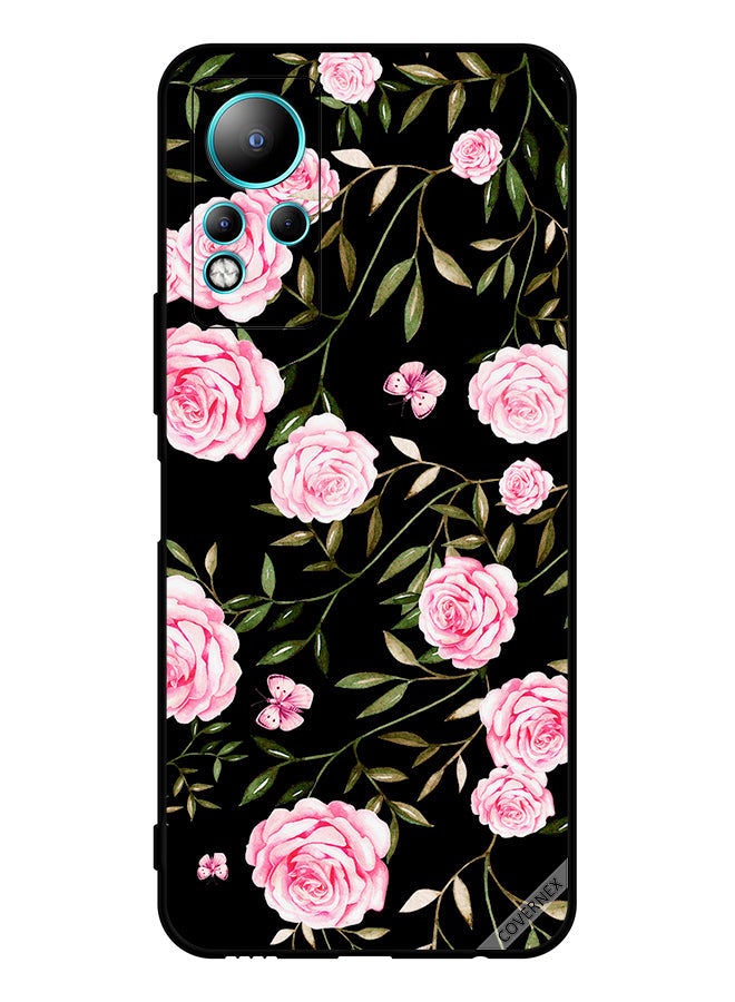 Covernex Protective Case Cover For Infinix Note 11 Roses In Bunches Of Small Leaves - Image 1