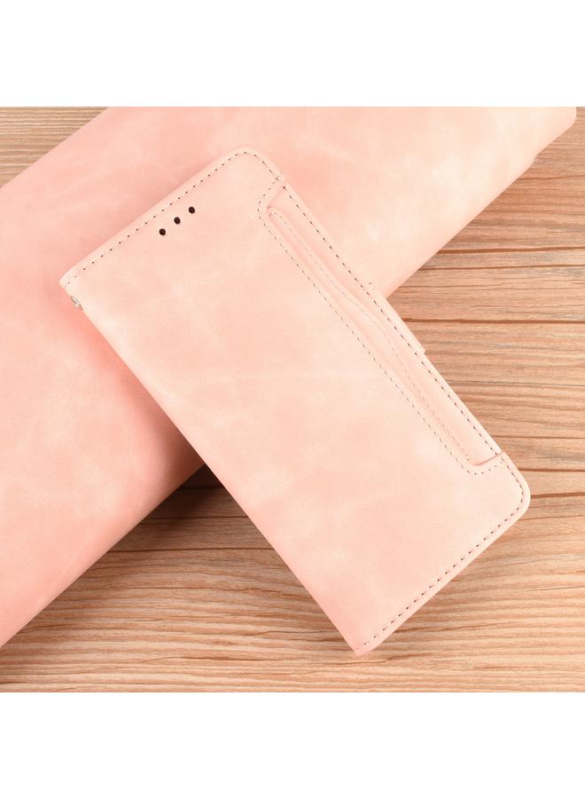 erorex Case For Motorola Moto S50 5G / Edge 50 Neo Skin Feel Calf Texture Card Slots Leather Phone Case - Image 2