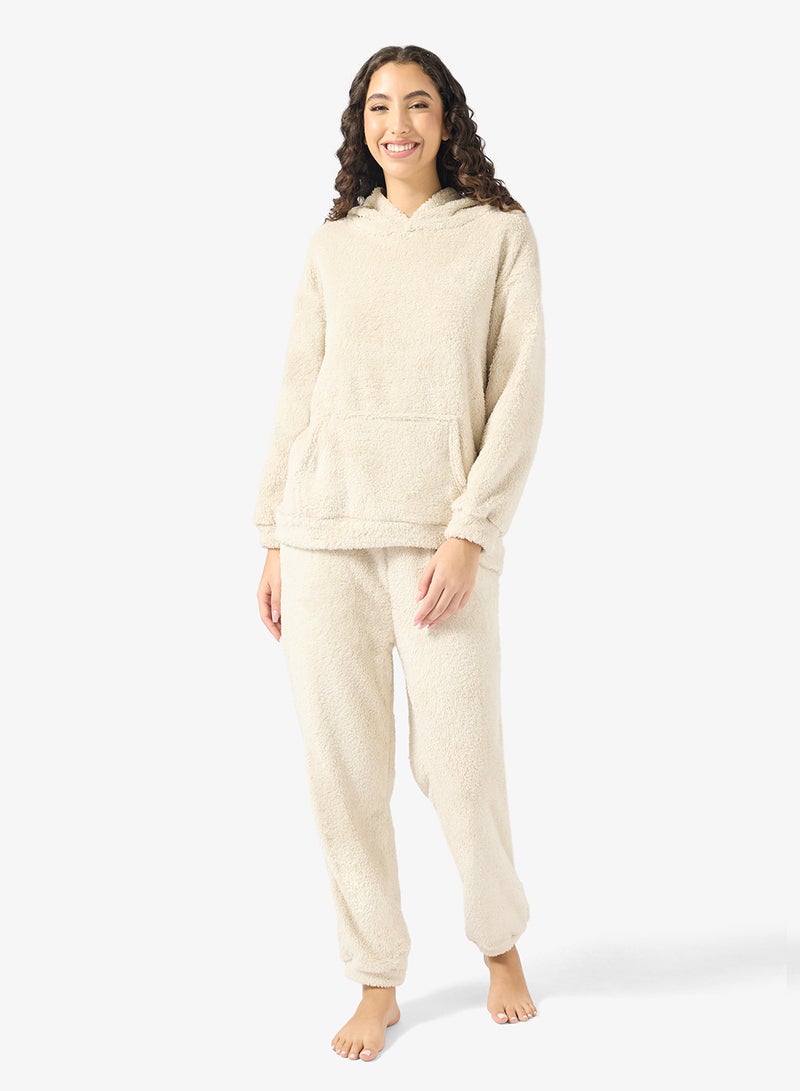 Ginger Basics Cozy Hooded Borge Lounge Coord Set - Image 1