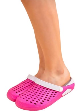 Liger Comfort Eva Sole Slippers Pink White  - Image 2