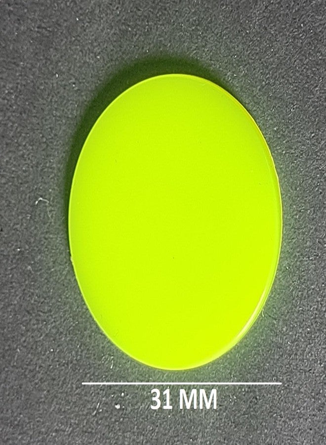 MOREL Yellow Plain Plastic Token Coin Chips USE for Board Games, Restaurant, School, Shop, CANTIN, College ETC|100 Coin |31 MM - Image 2