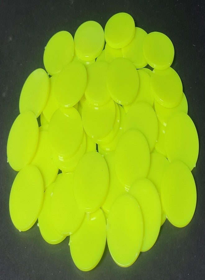 MOREL Yellow Plain Plastic Token Coin Chips USE for Board Games, Restaurant, School, Shop, CANTIN, College ETC|100 Coin |31 MM - Image 1