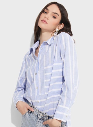 Striped Button Down Shirt