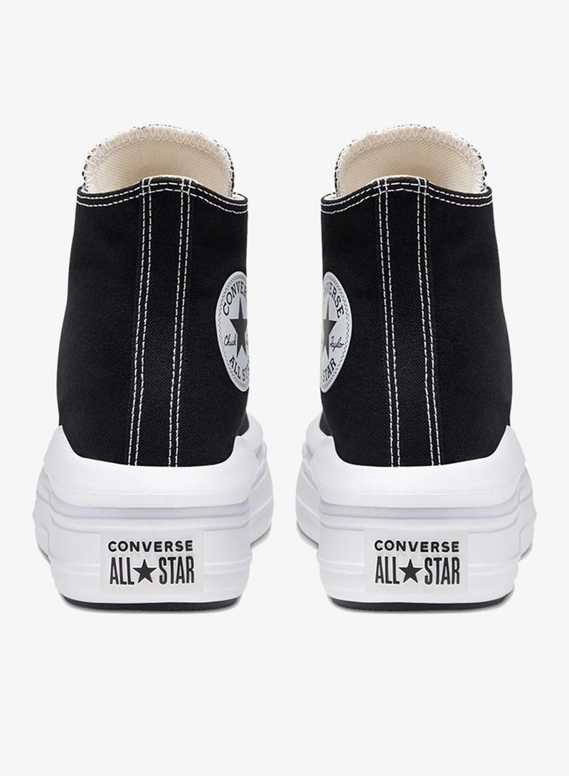 Converse Women's High-Top Sneakers with Rubber Sole in Black, Natural Ivory, and White - Image 5