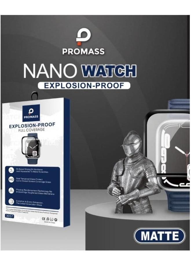 PROMASS Matte Nano Pro Mass Screen Protector for Apple Watch, Size 44