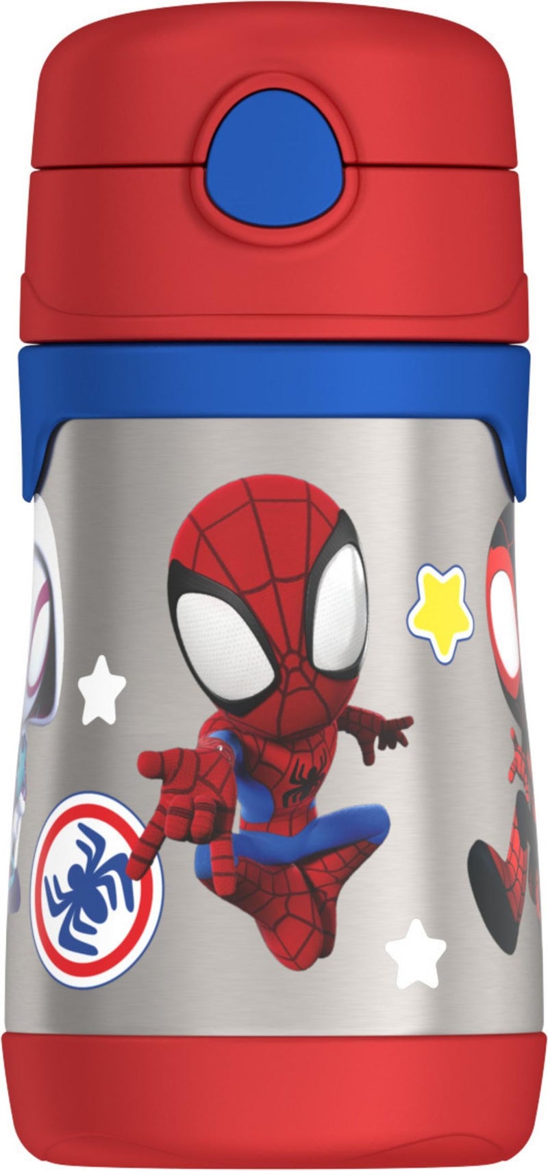 THERMOS THERMOS Vacuum Insulated Stainless Steel 10oz Straw Bottle Spidey and His Amazing