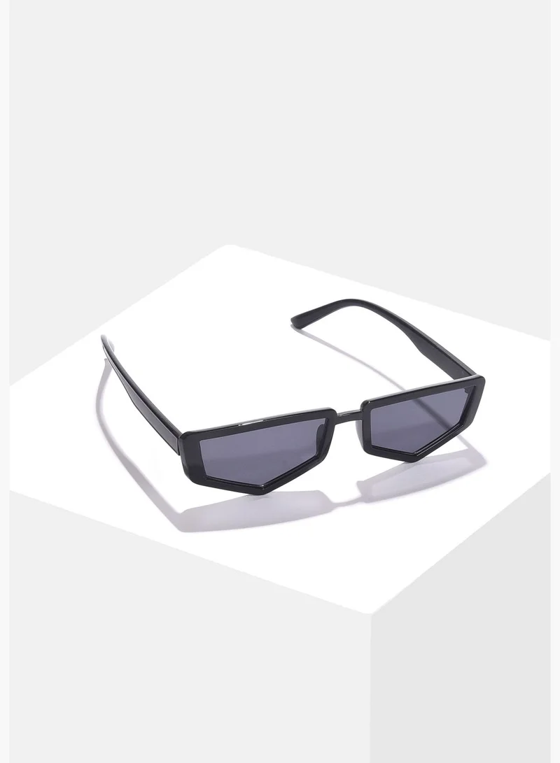French Accent Men Grey Lens Black Other Sunglasses