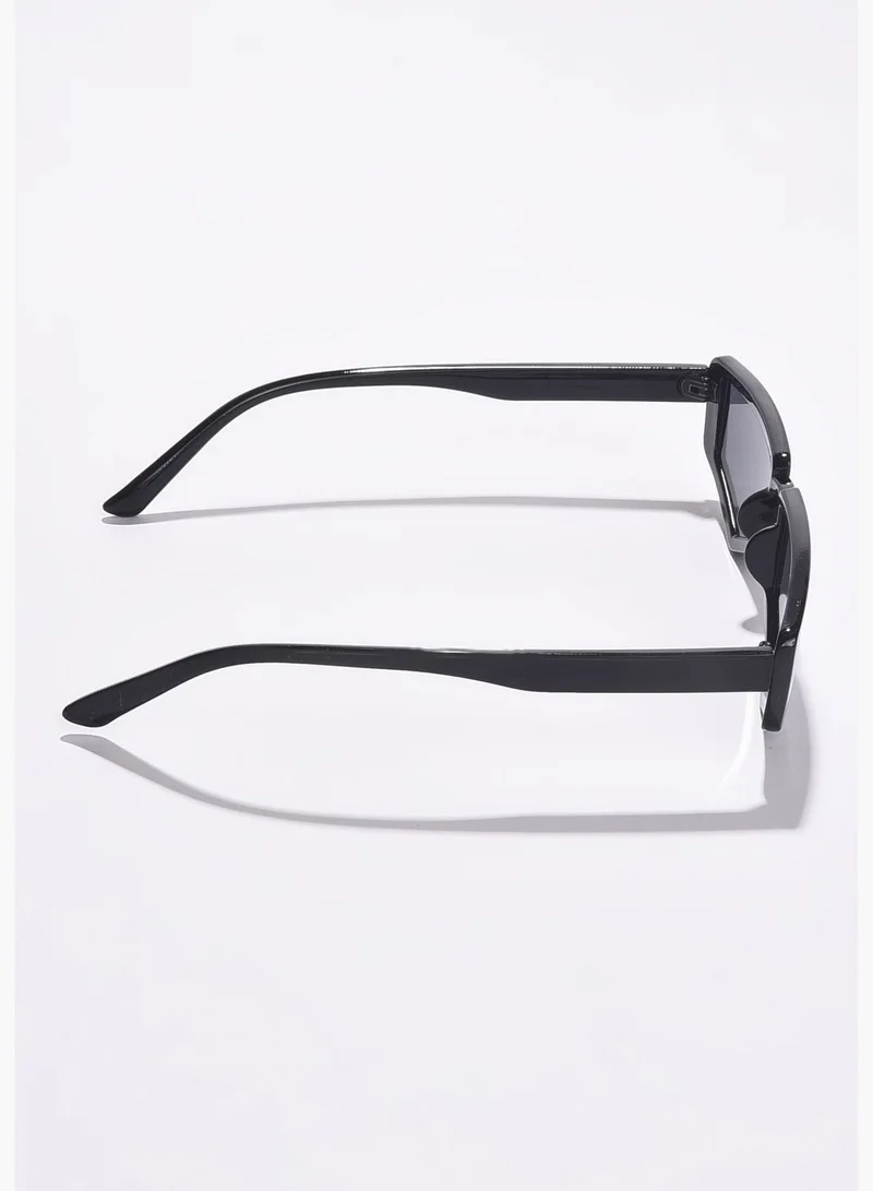 French Accent Men Grey Lens Black Other Sunglasses