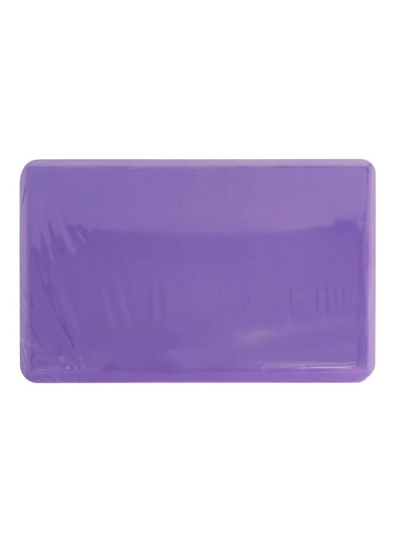 SKY-TOUCH Yoga Block 2 Pack High Density EVA Foam Blocks, Non-Slip Surface Cork Yoga Brick 9"x6"x3"Eco-Friendly EVA Foam Exercise Blocks Set for Improved Stretching Yoga/Pilates/Meditation-Purple  - Image 2